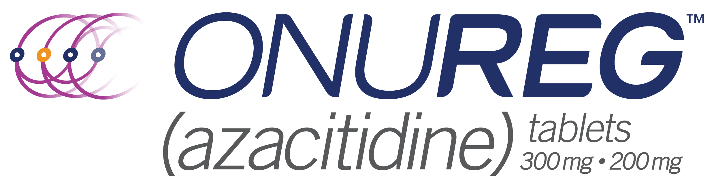 ONUREG® (azacitidine) tablets 300mg & 200mg logo